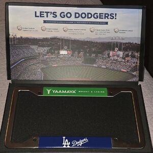 LA Dodgers License Plate Frame (By Yaamava - Partner of the Los Angeles Dodgers)